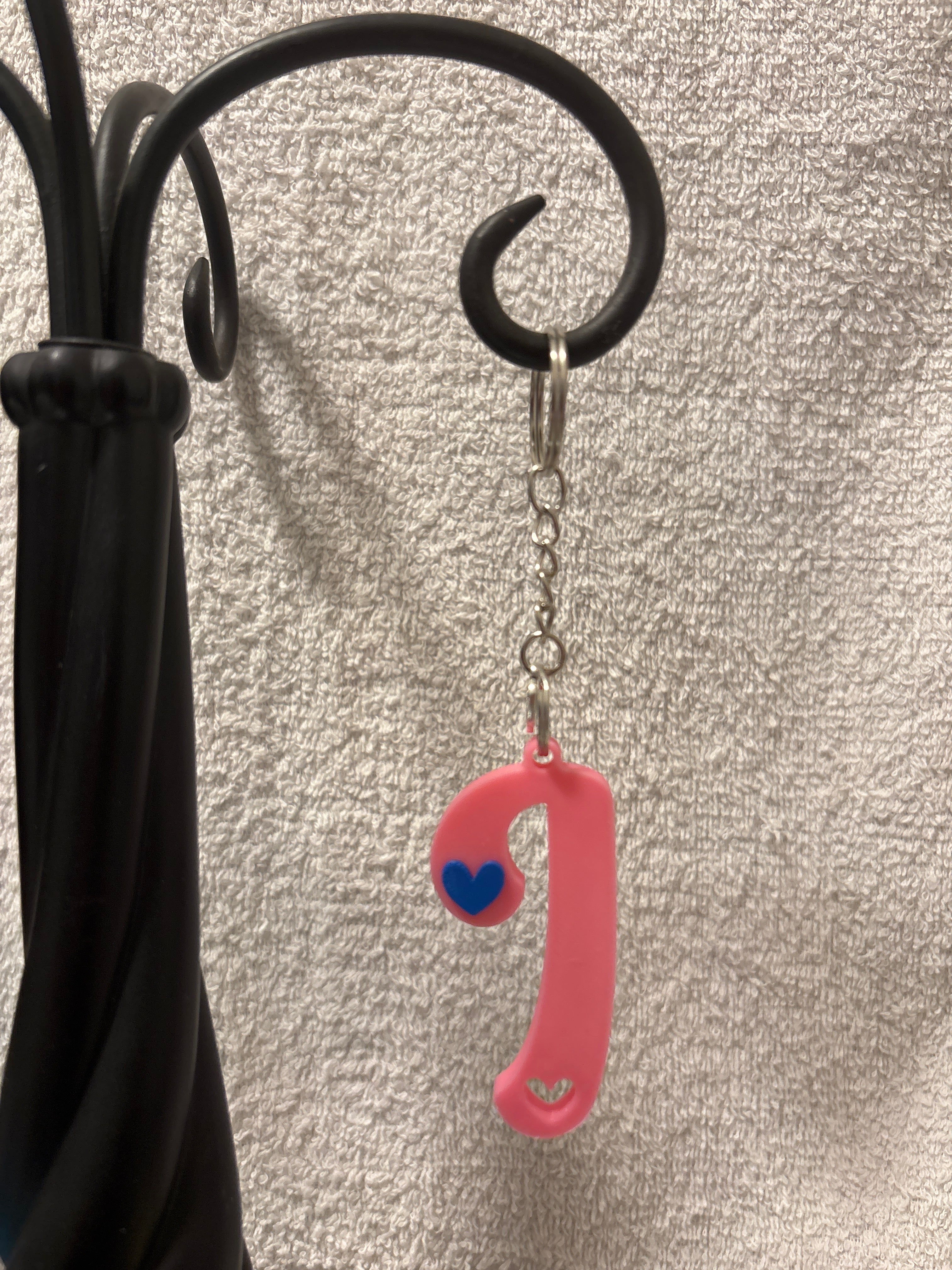 3D Alphabet keychain