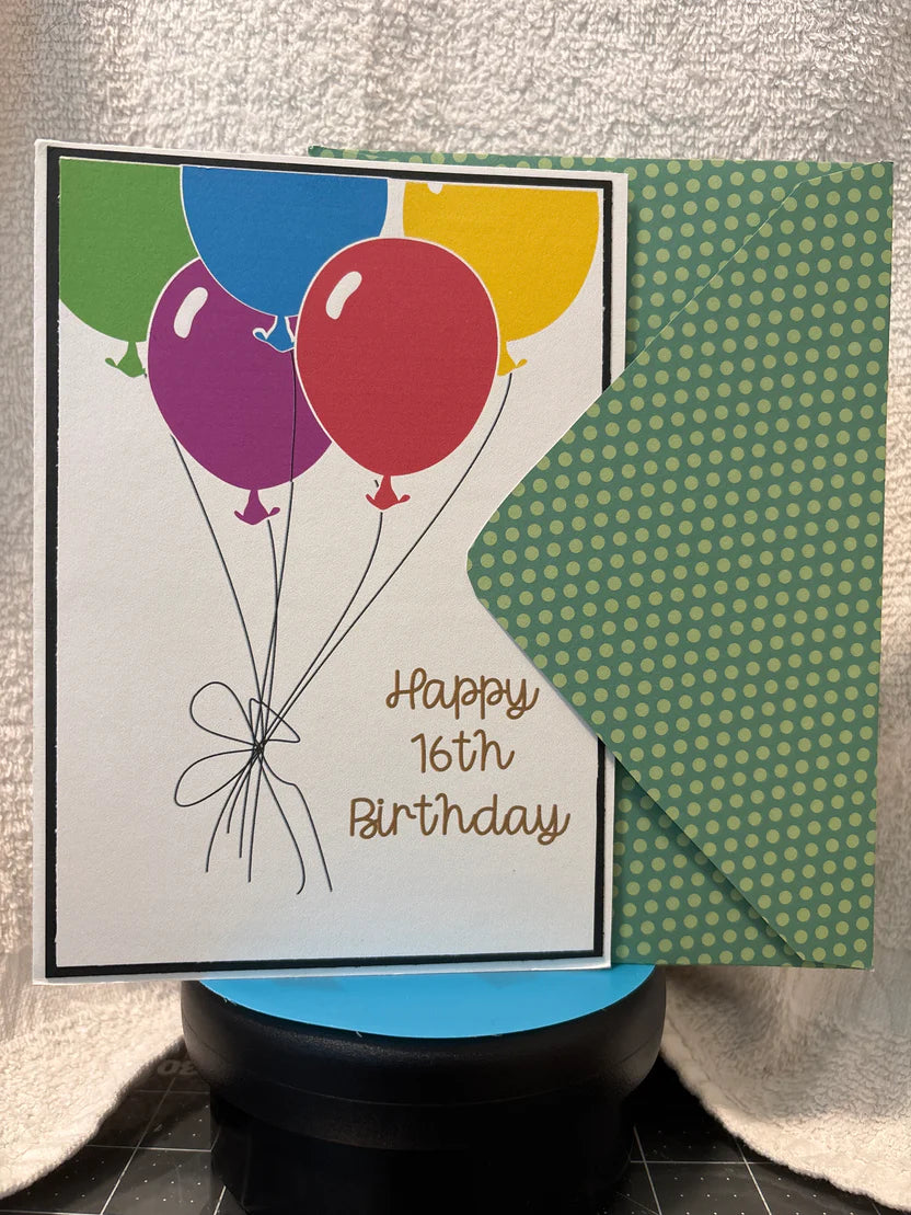 Birthday greeting card - Handmade