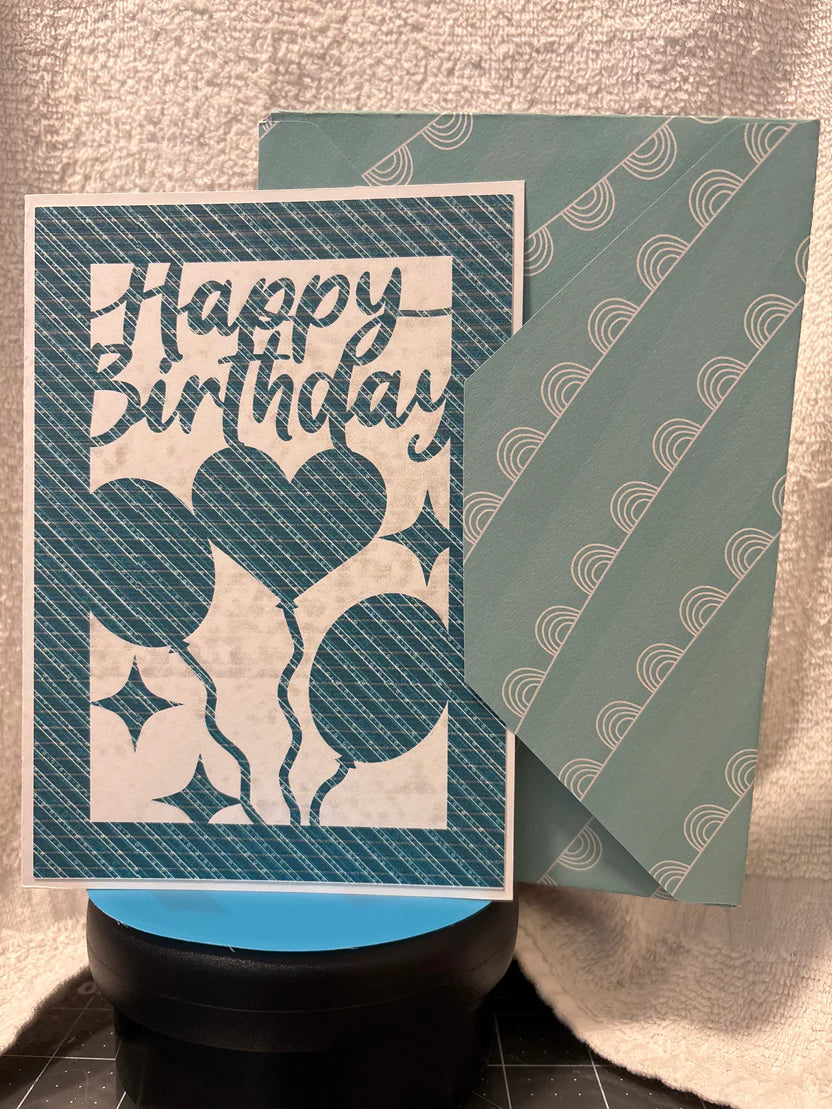 Birthday greeting card - Handmade