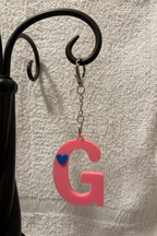 3D Alphabet keychain