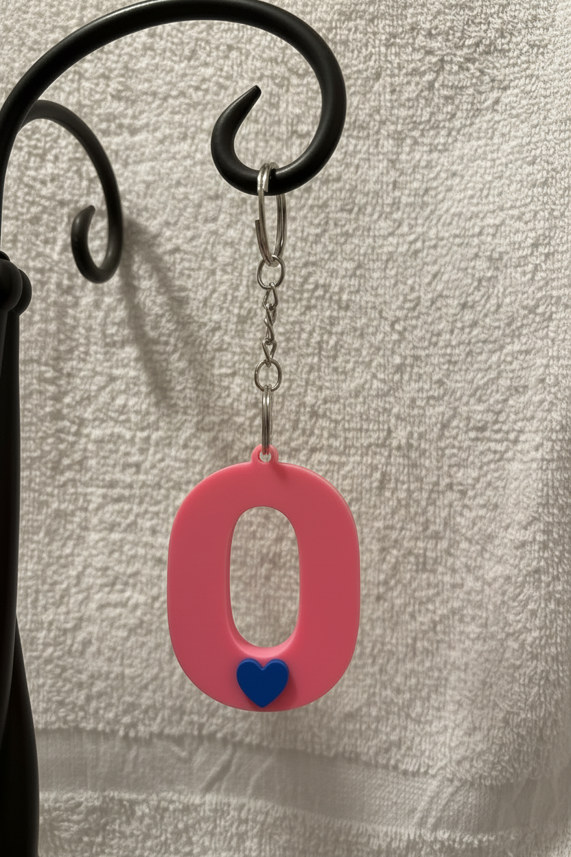 3D Alphabet keychain