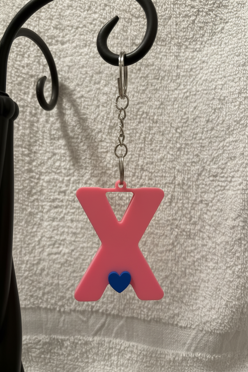 3D Alphabet keychain