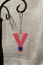 3D Alphabet keychain