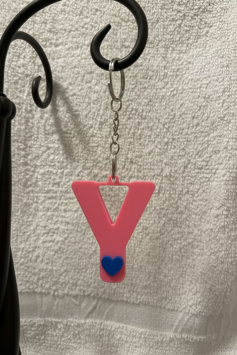 3D Alphabet keychain