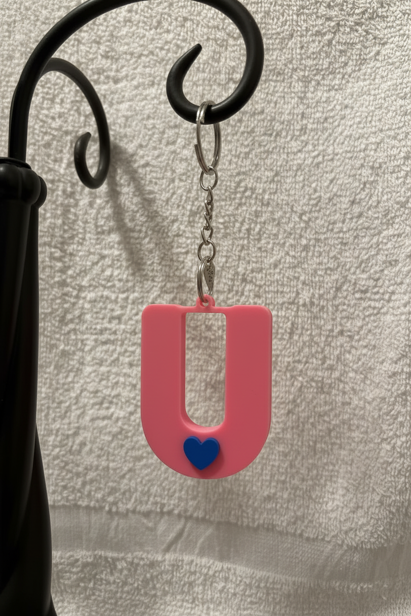 3D Alphabet keychain