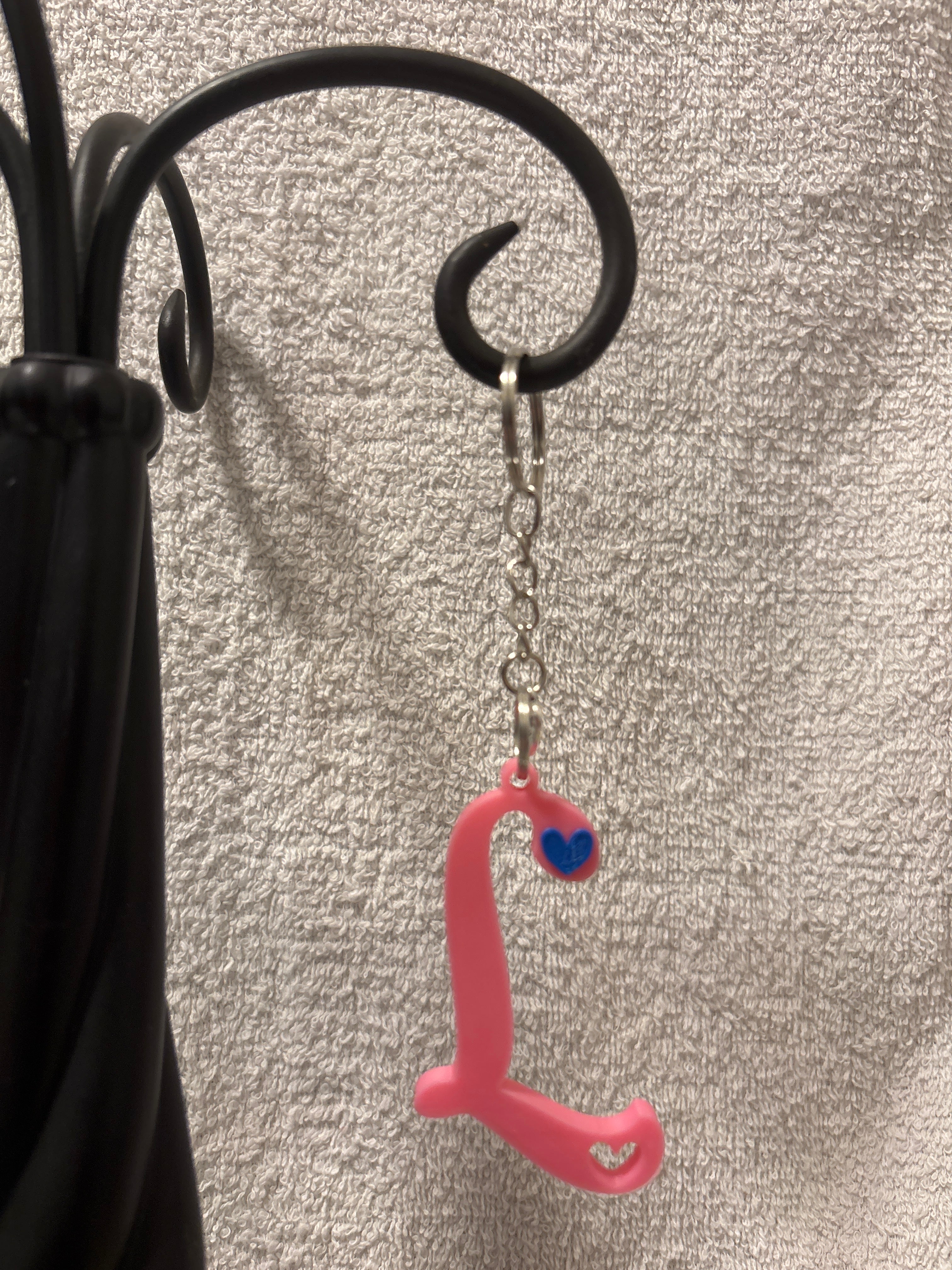 3D Alphabet keychain
