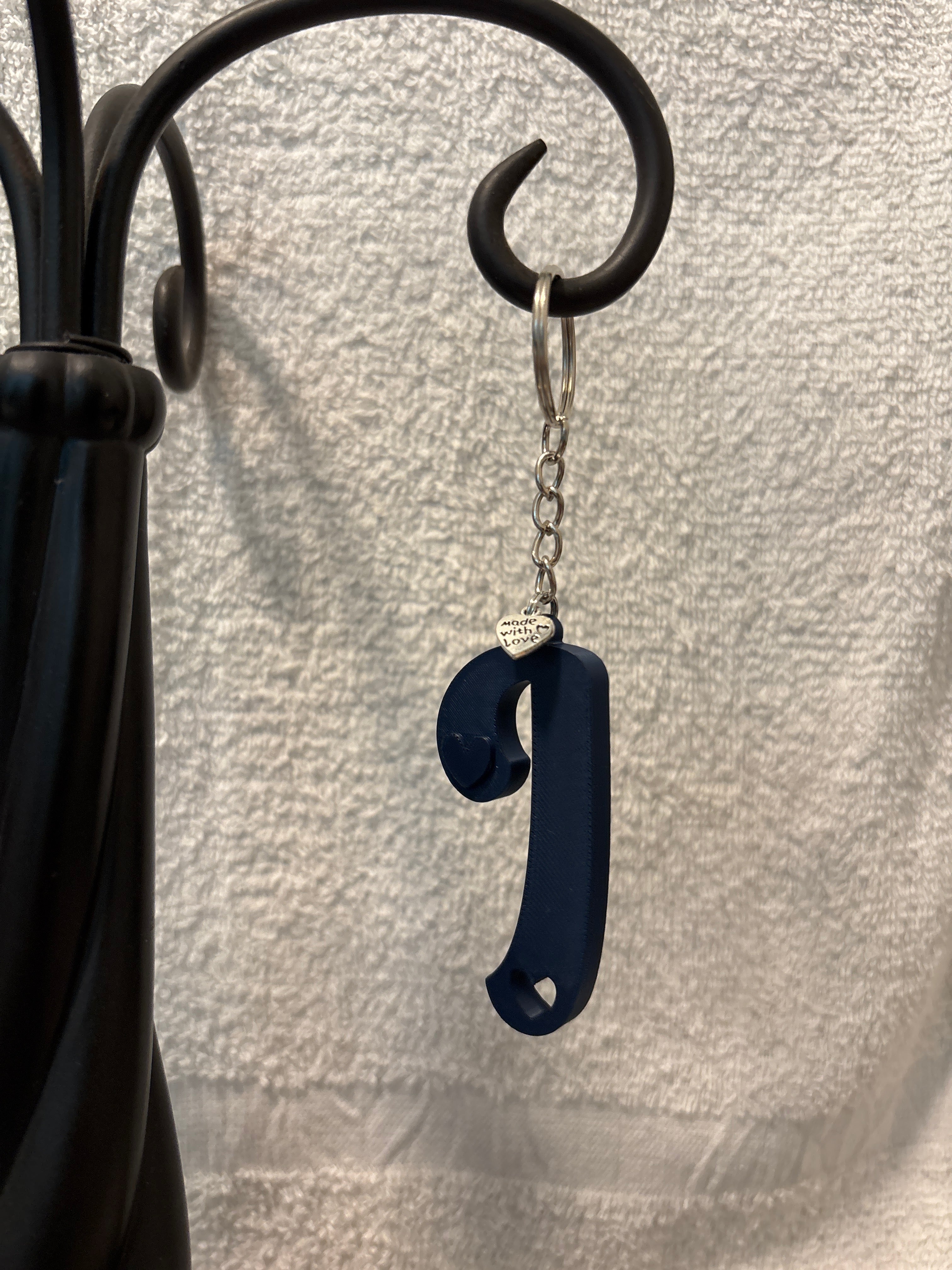 3D Alphabet keychains