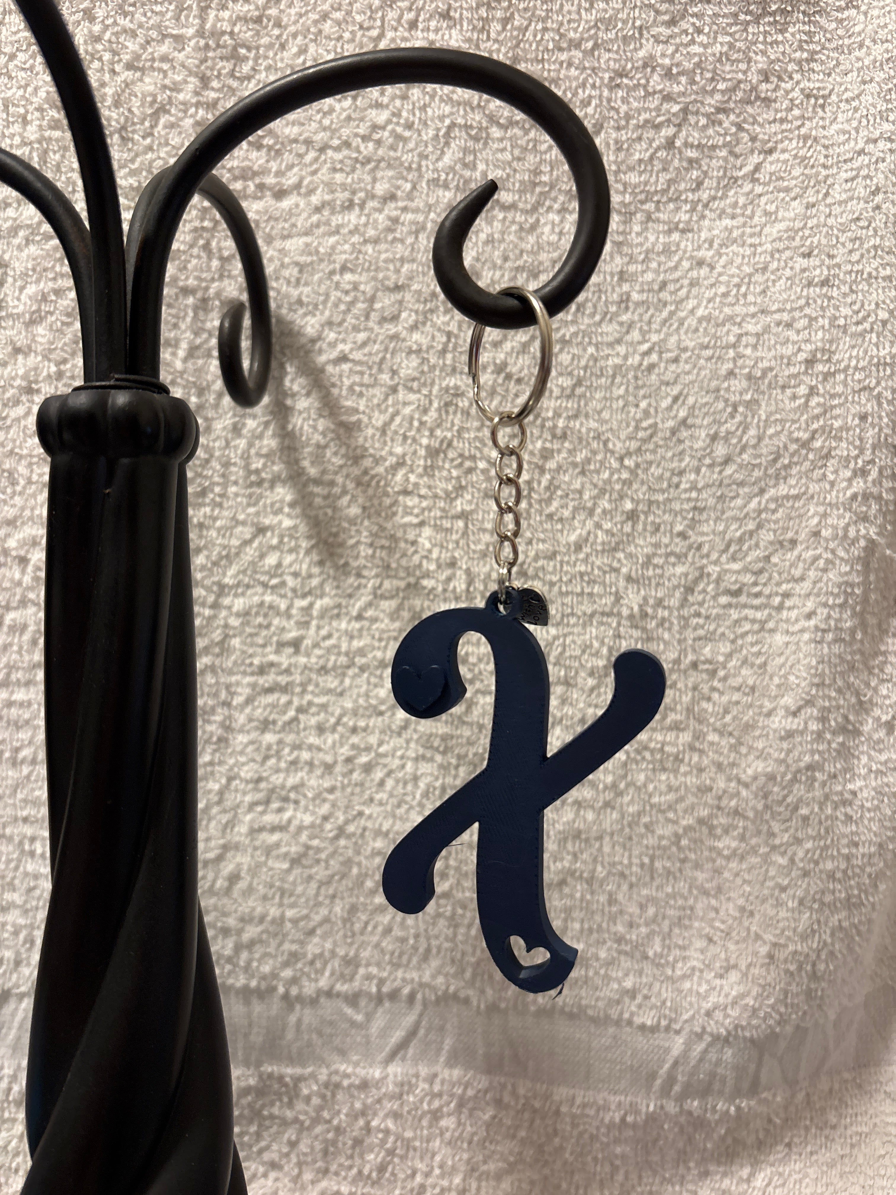 3D Alphabet keychains