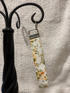 Keychain-faux leather wristlet Muli-color