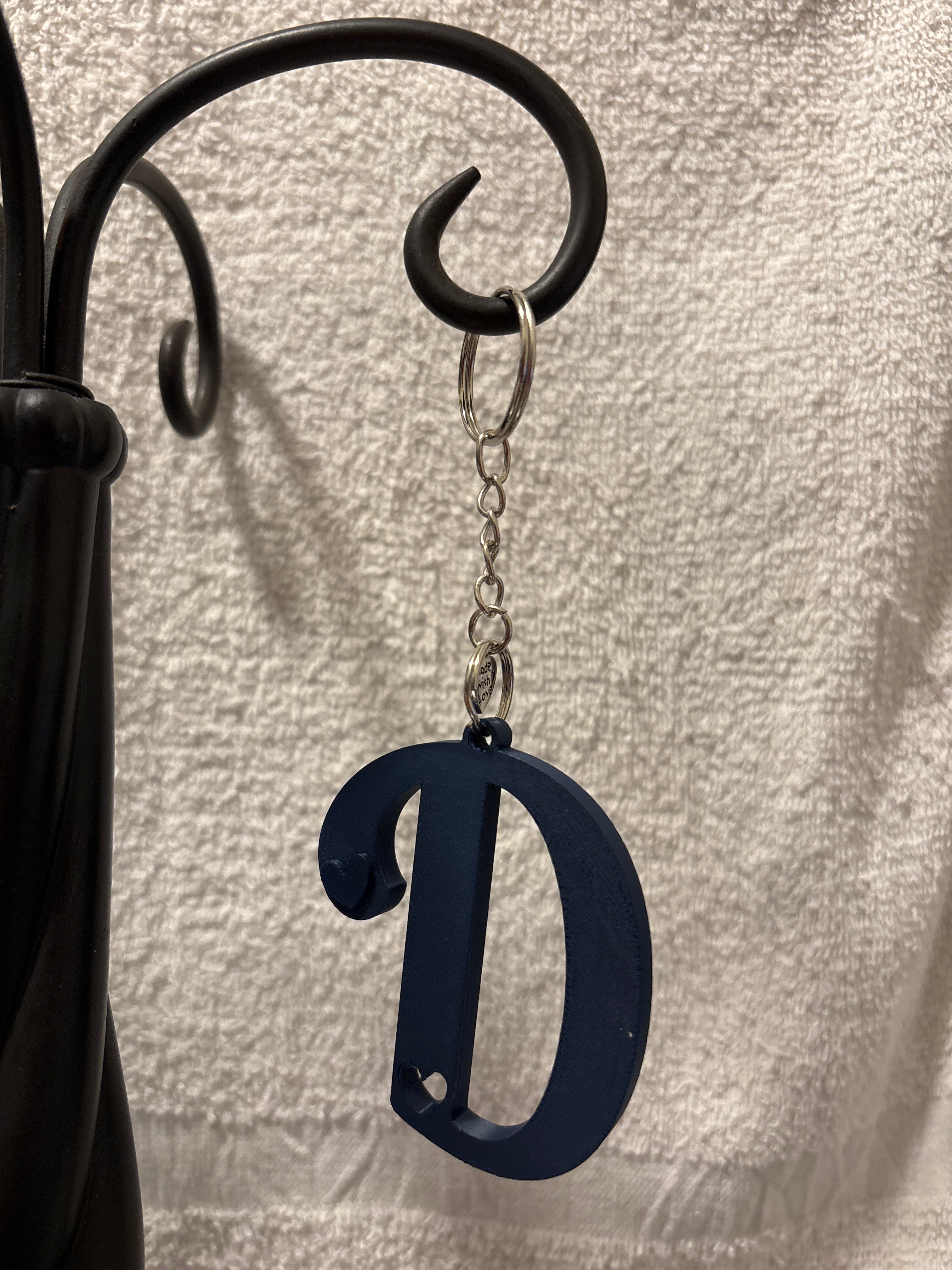 3D Alphabet keychains