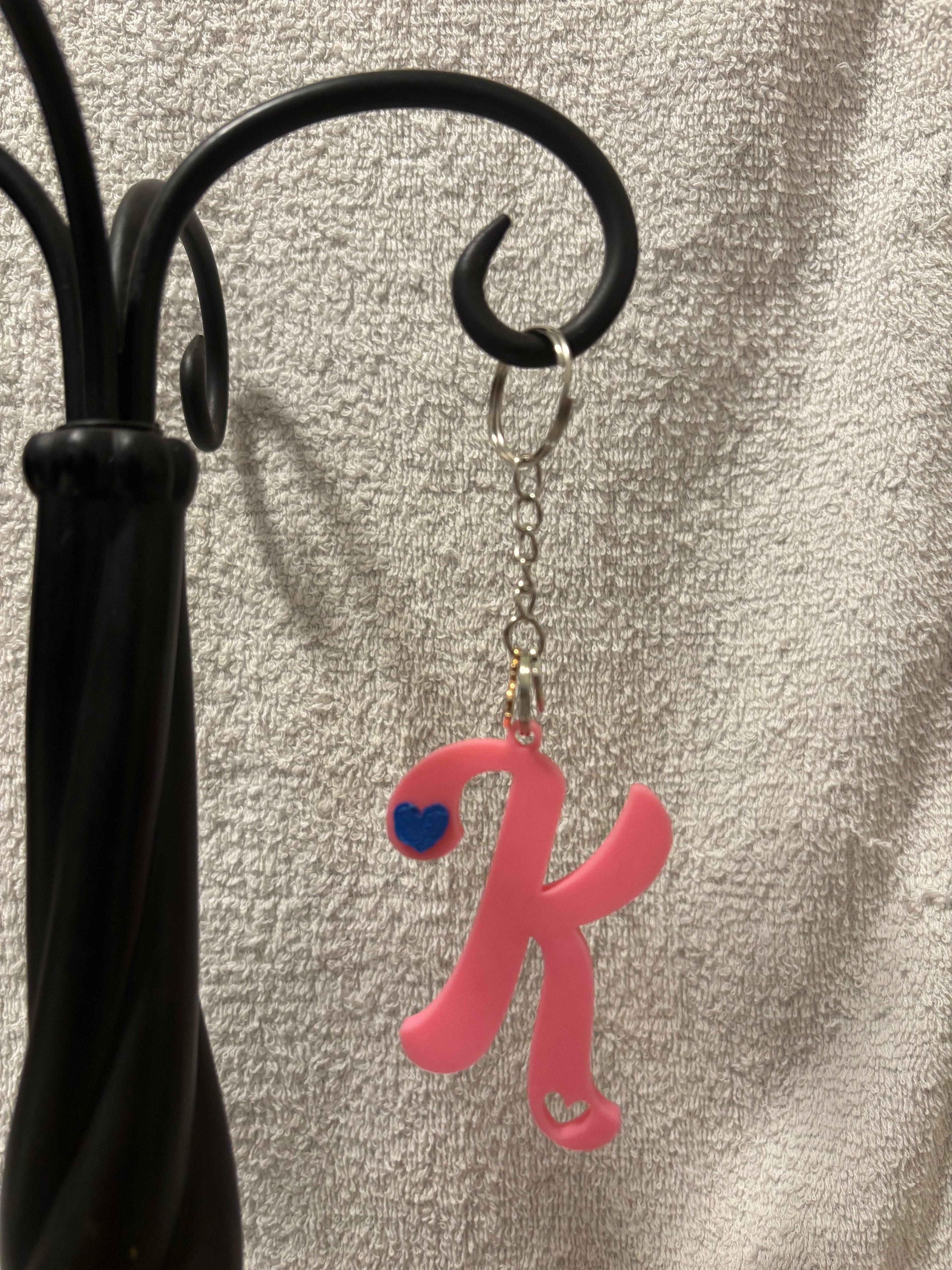 3D Alphabet keychain