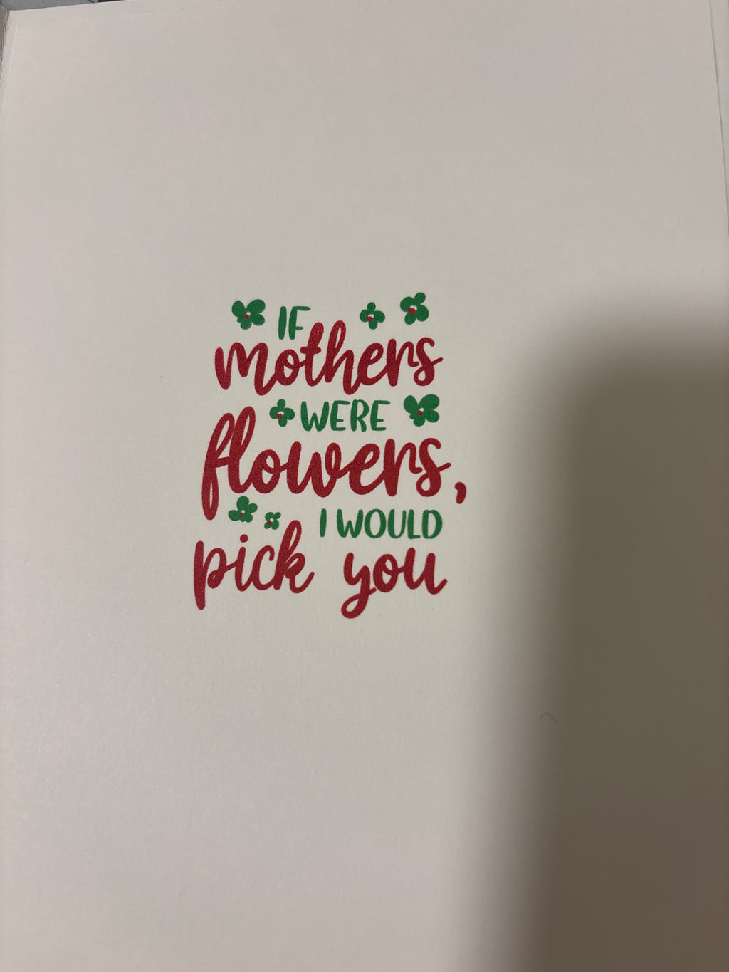 Mother’s Day greeting card-Handmade