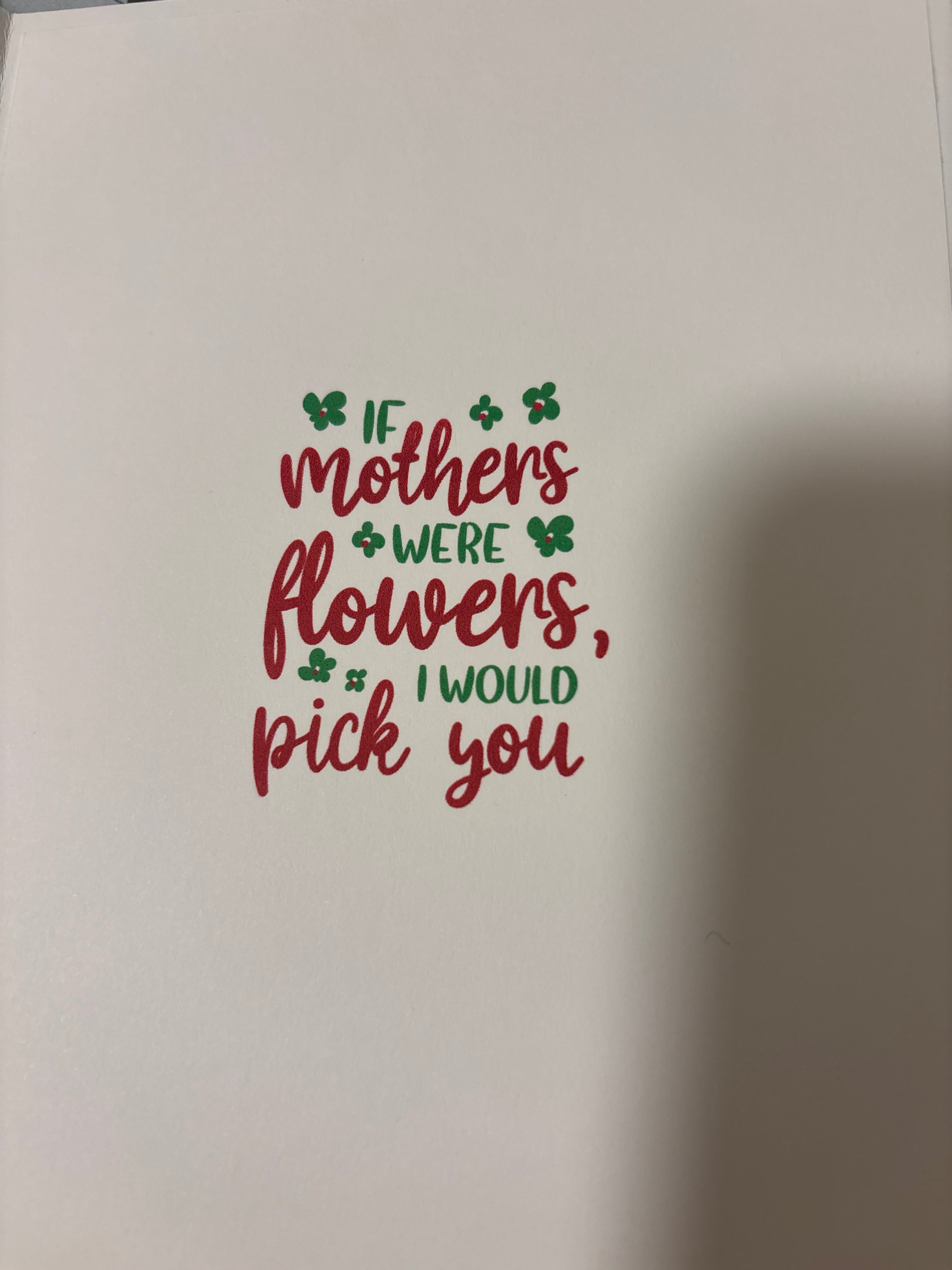 Mother’s Day greeting card-Handmade