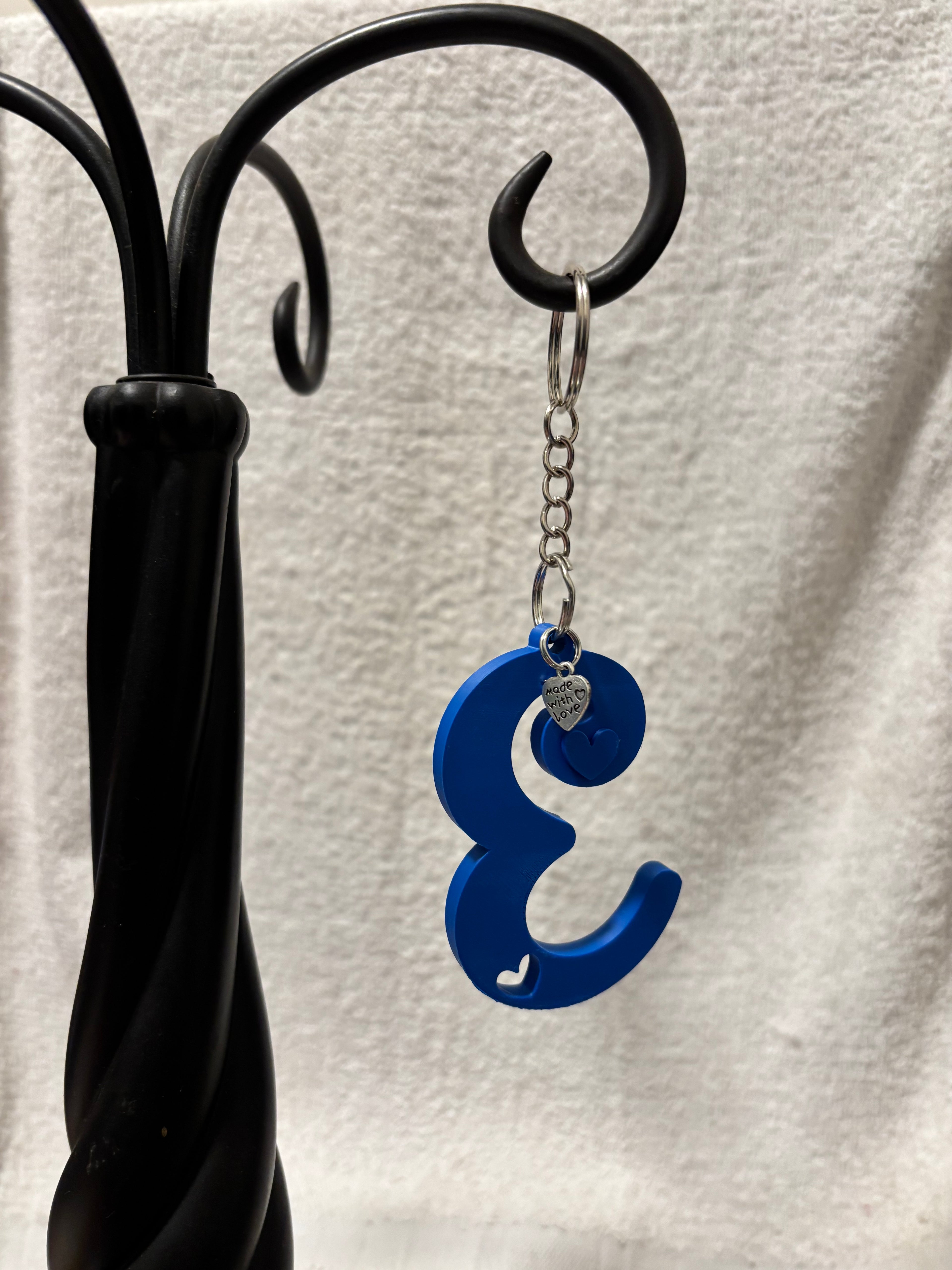 3D Alphabet keychains