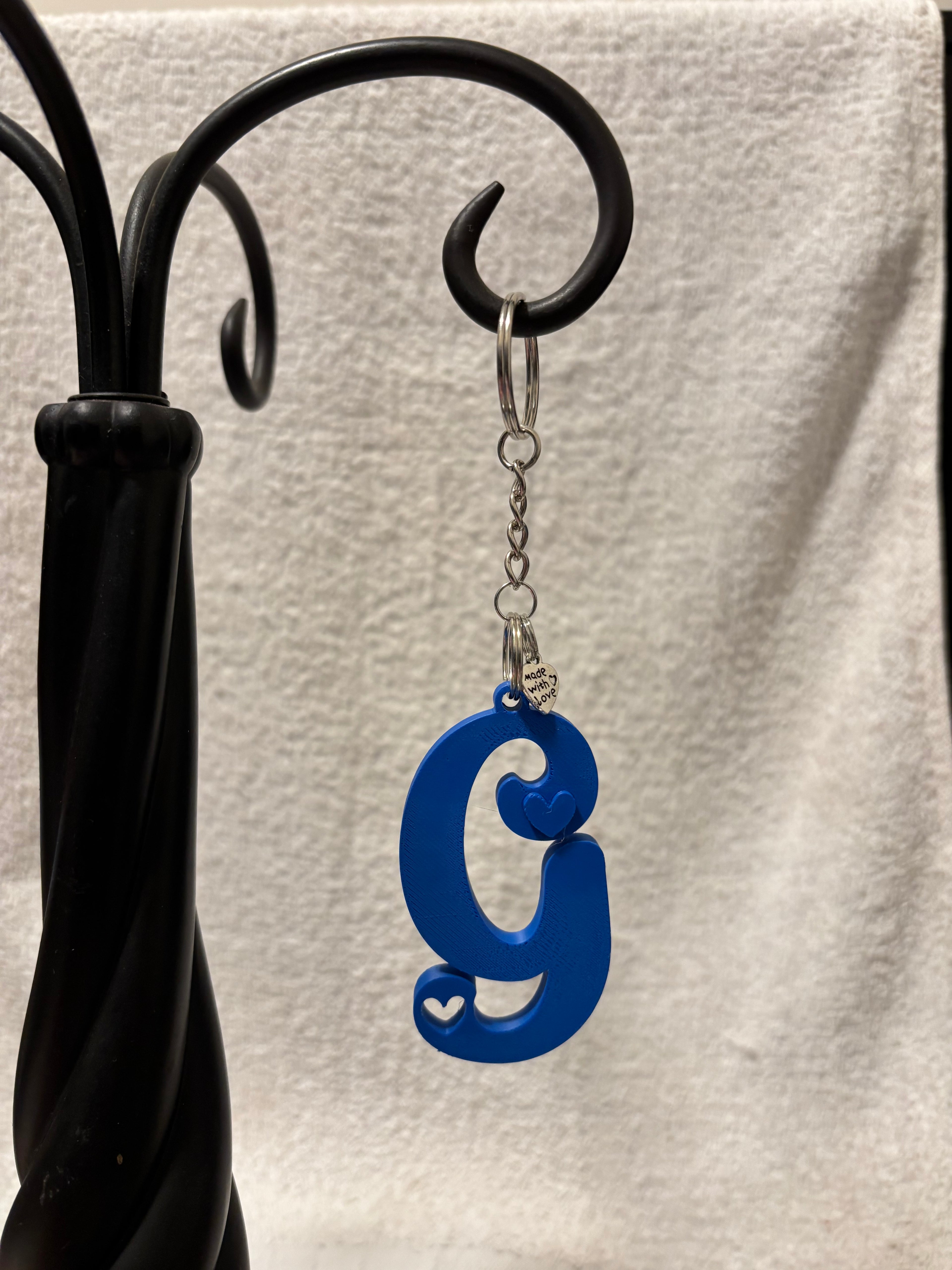 3D Alphabet keychains