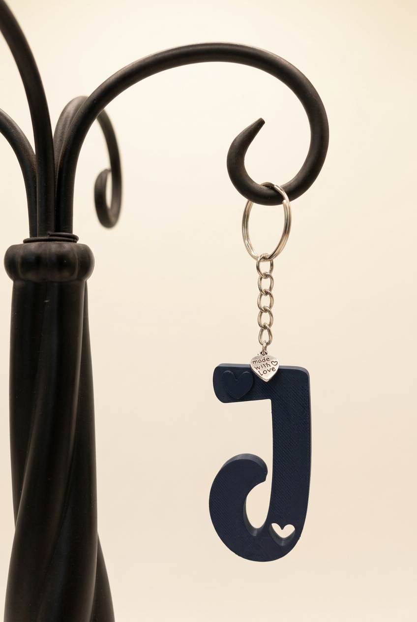 3D Alphabet keychains