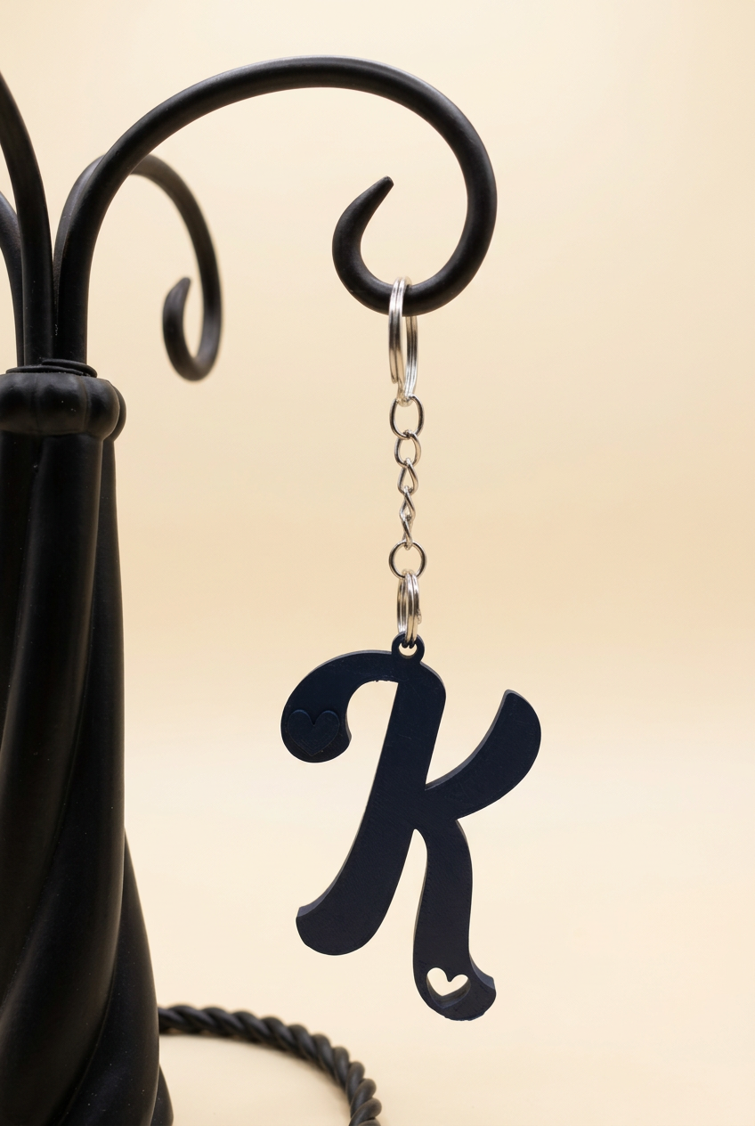3D Alphabet keychains
