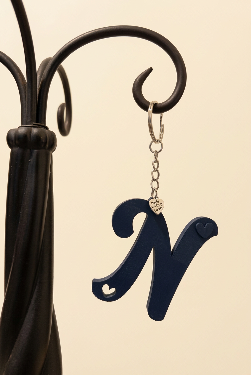 3D Alphabet keychains