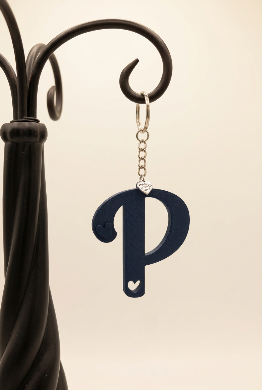 3D Alphabet keychains