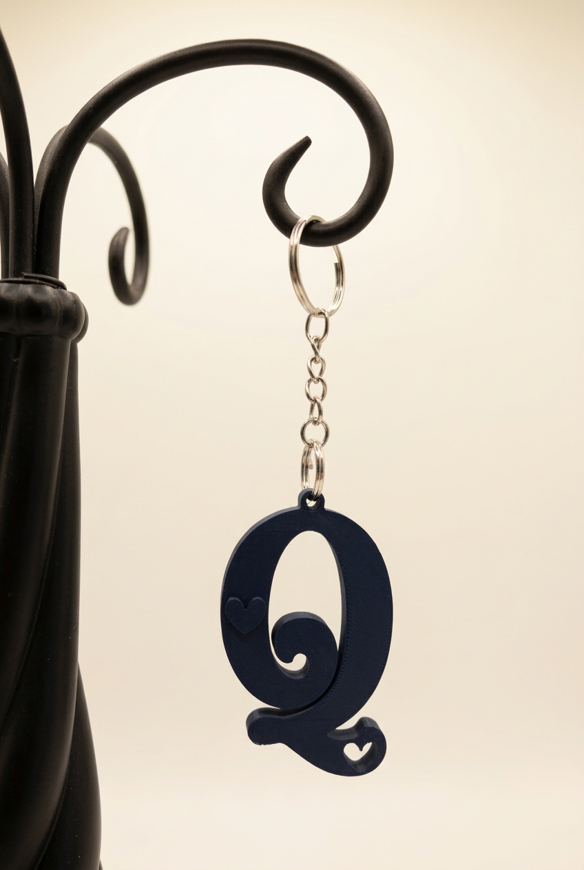 3D Alphabet keychains