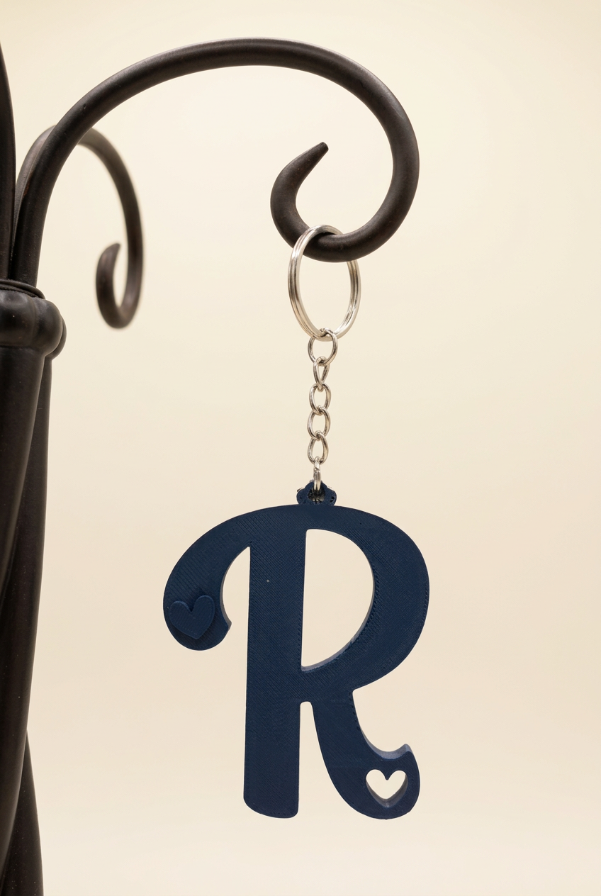 3D Alphabet keychains