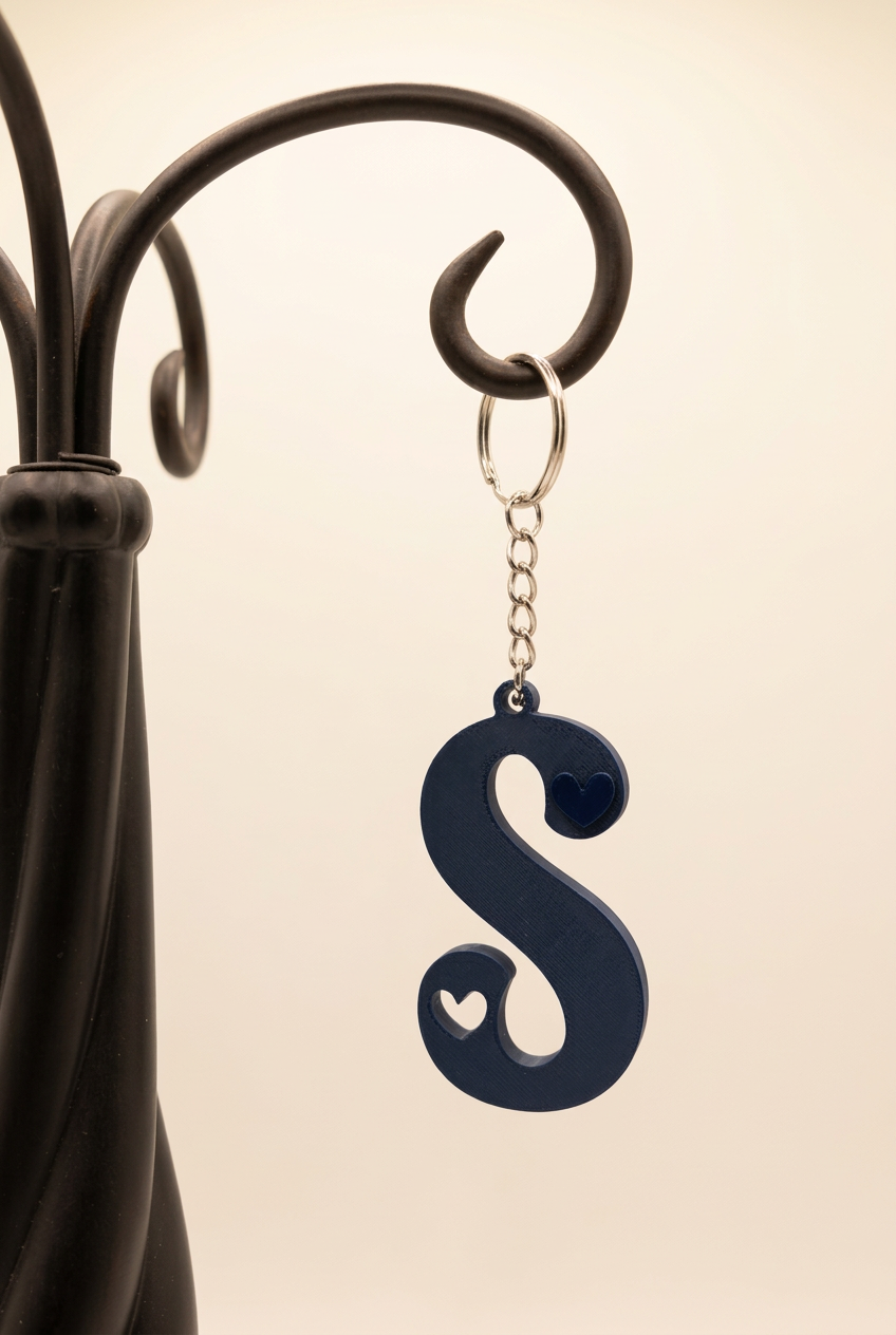 3D Alphabet keychains