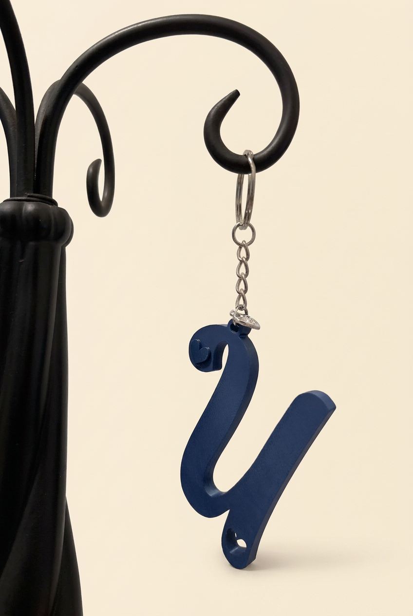 3D Alphabet keychains