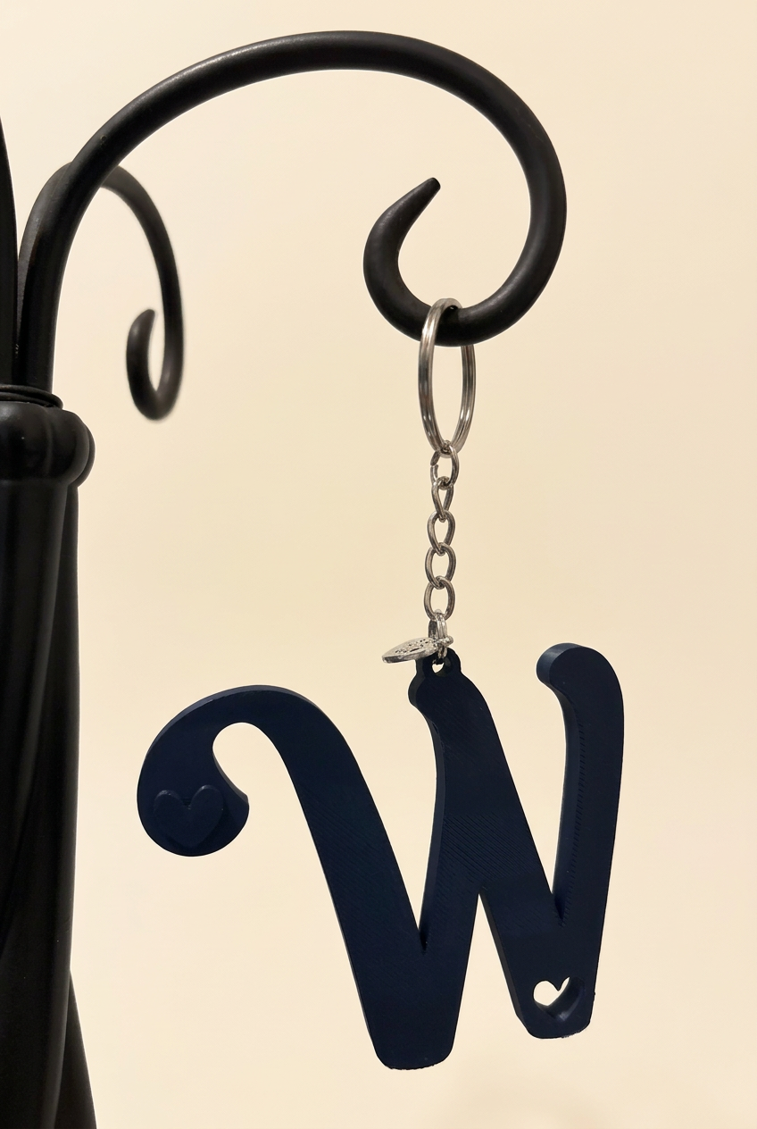 3D Alphabet keychains