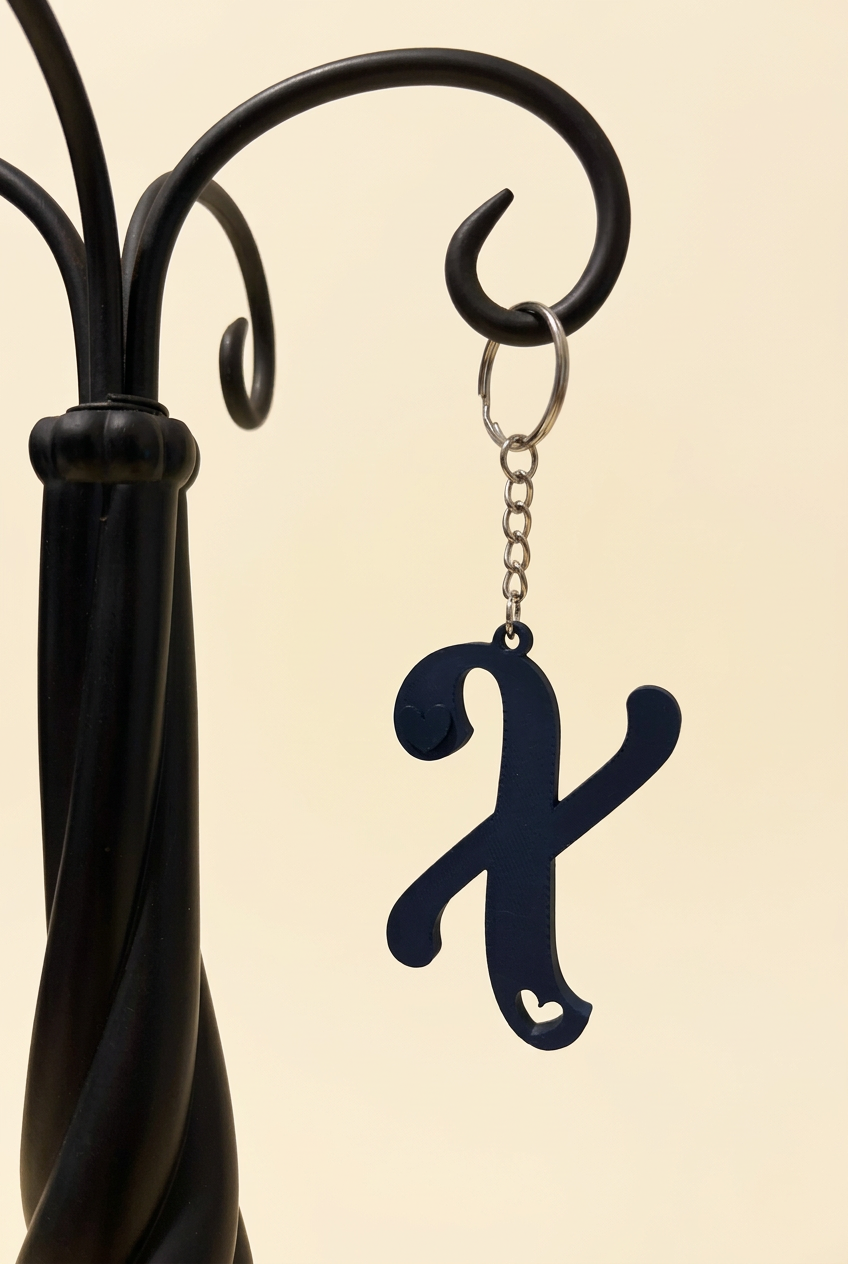 3D Alphabet keychains