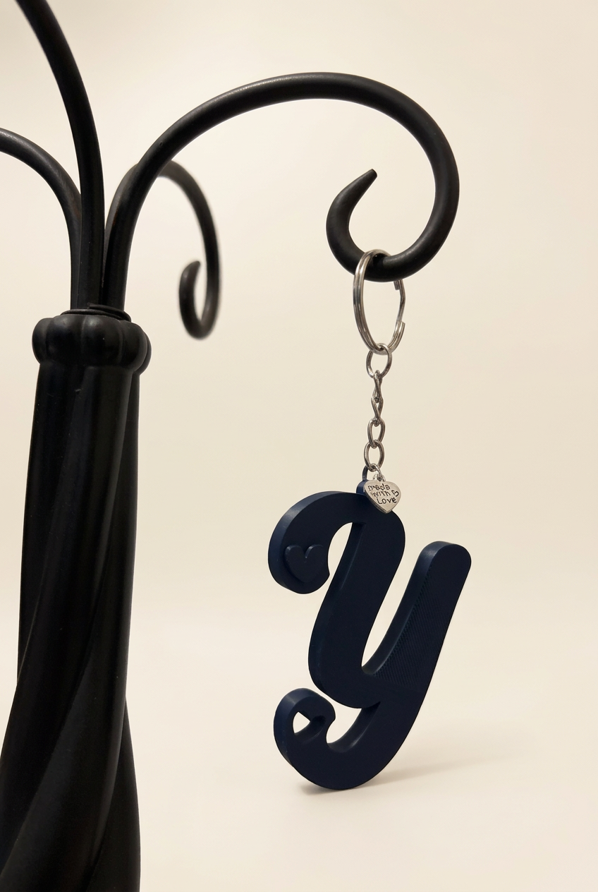 3D Alphabet keychains