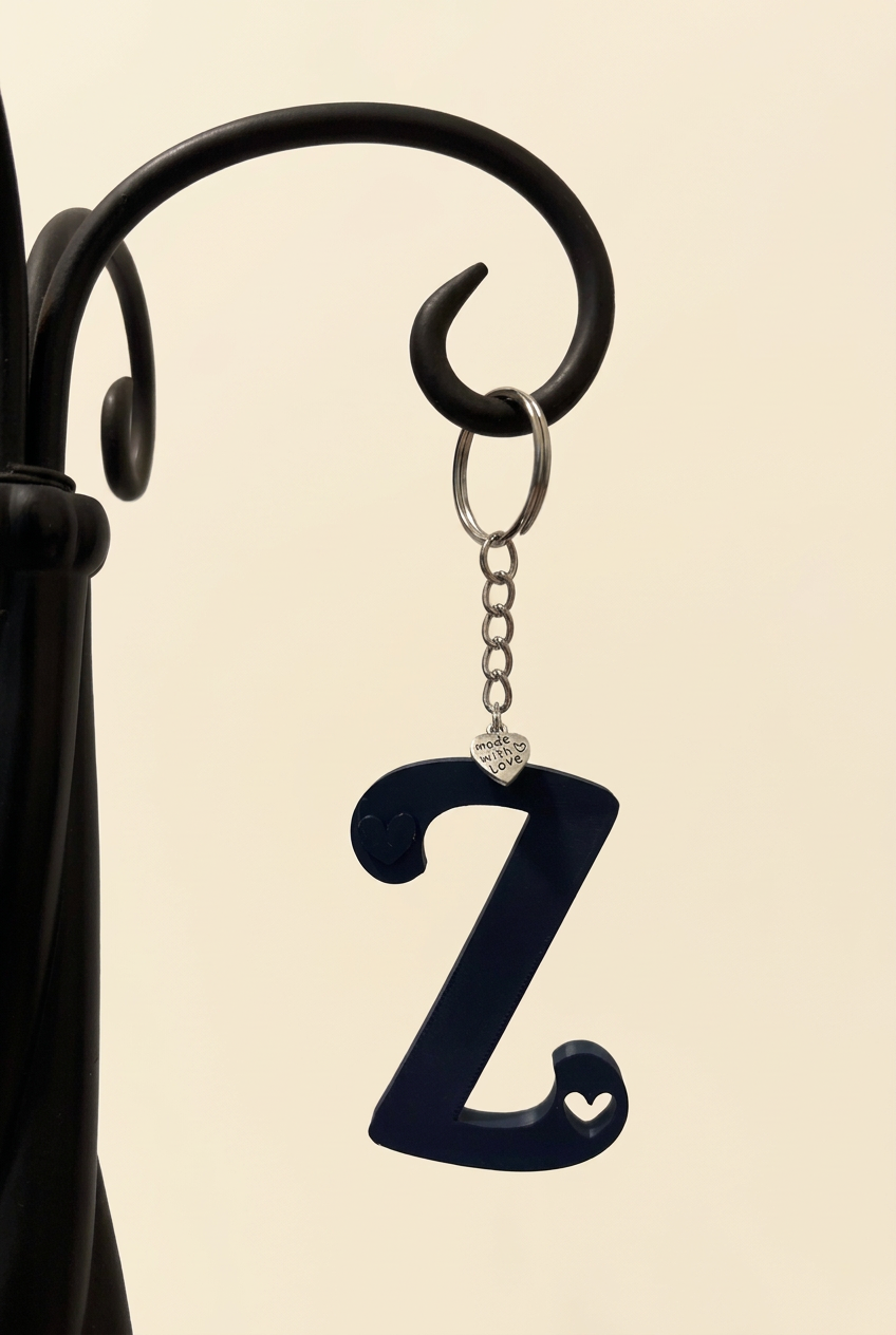 3D Alphabet keychains