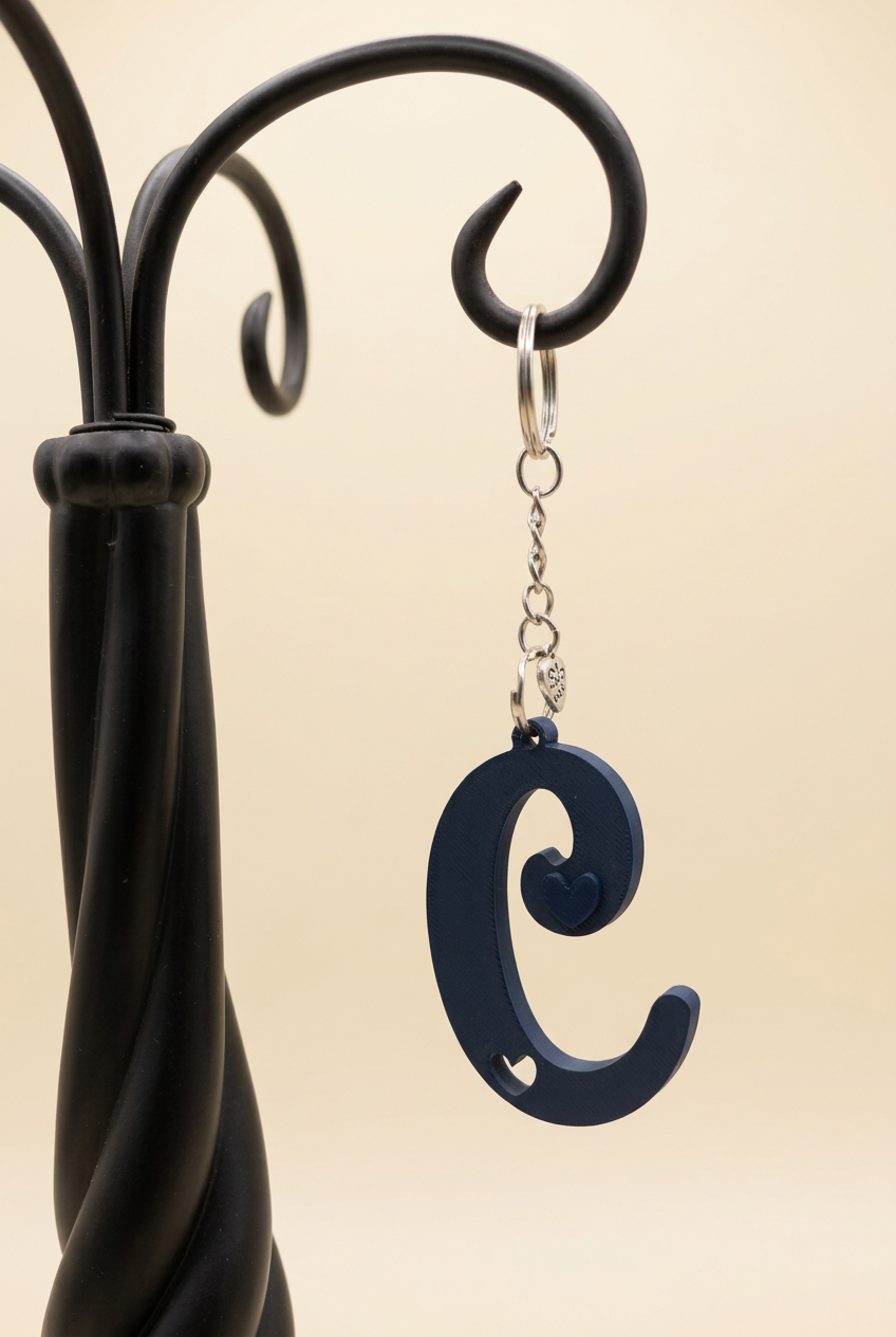 3D Alphabet keychains
