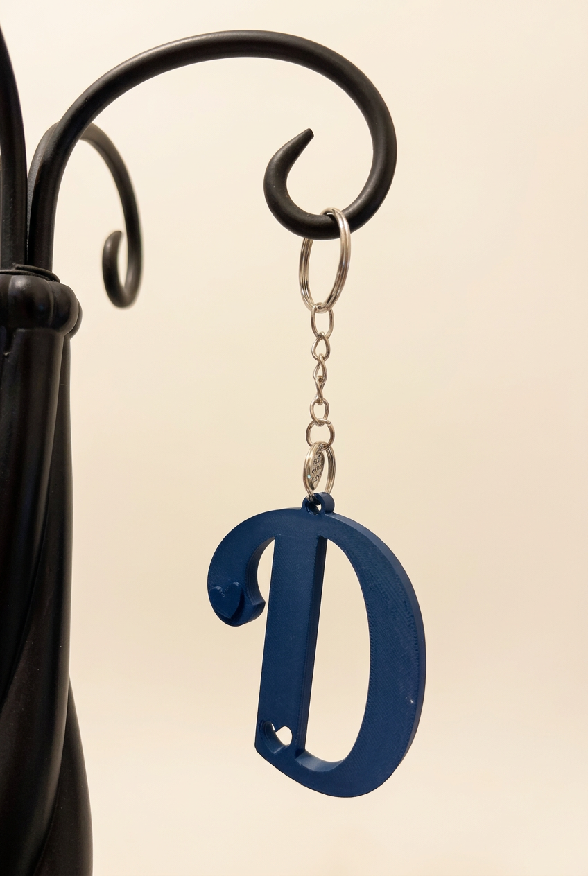 3D Alphabet keychains