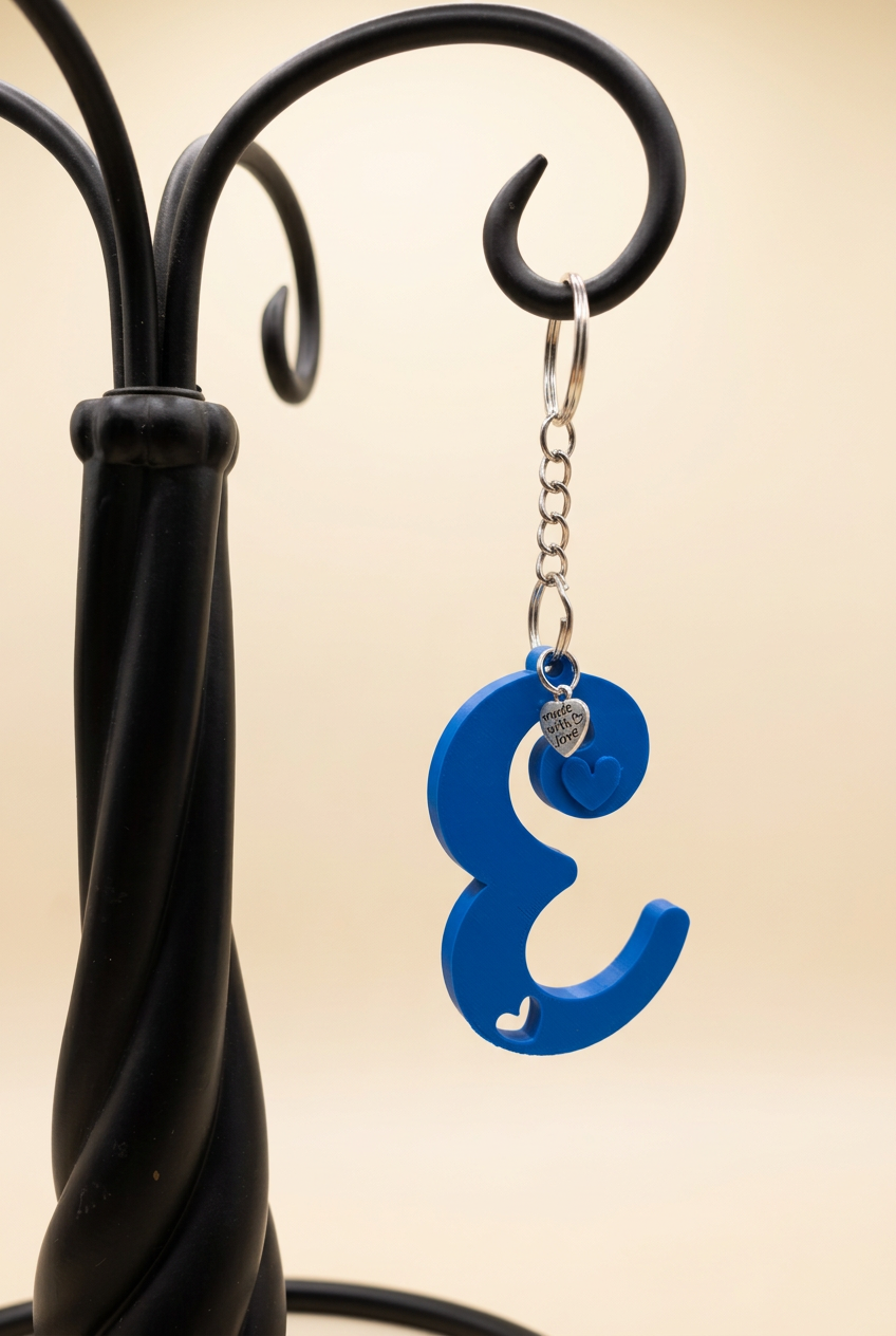 3D Alphabet keychains