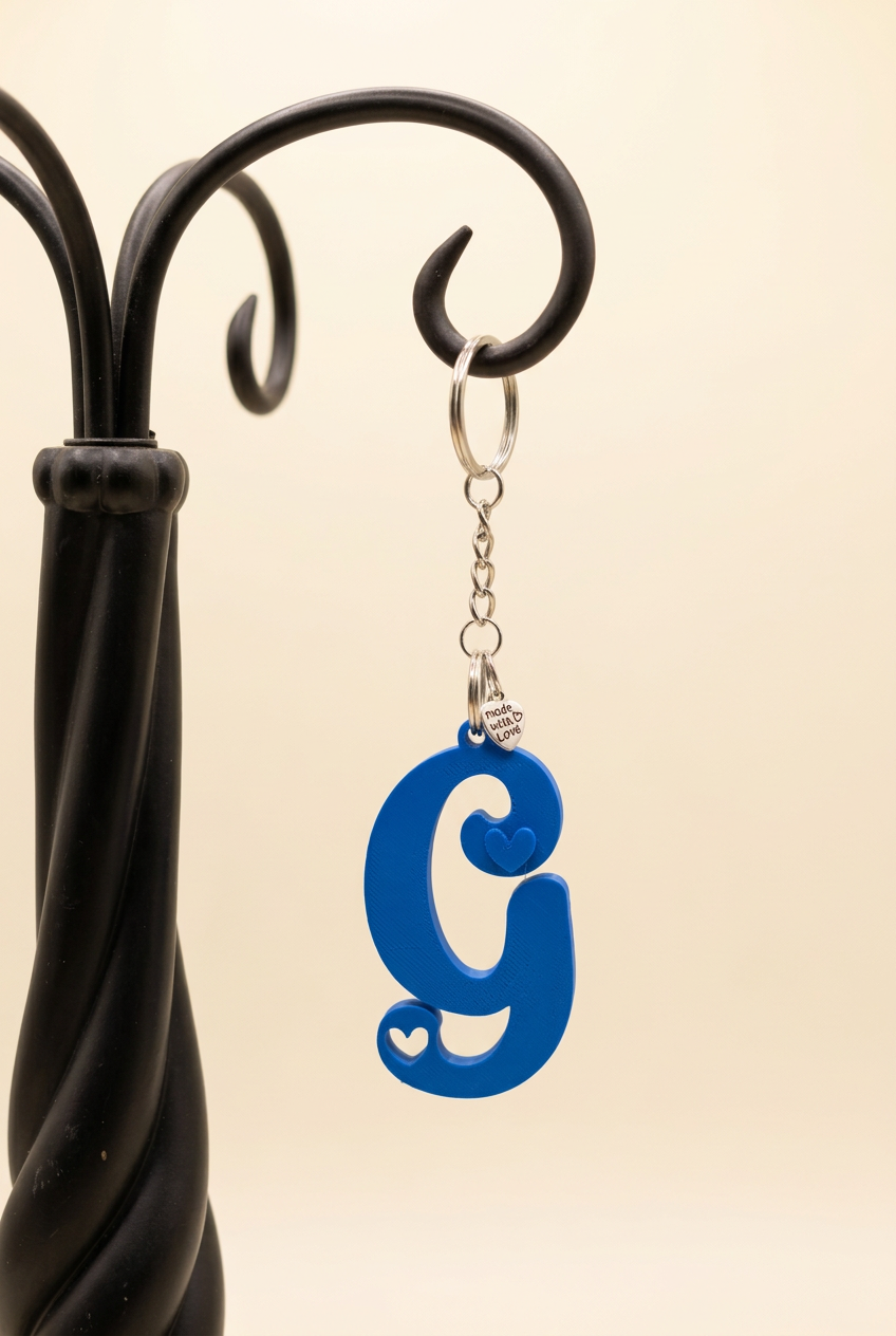 3D Alphabet keychains