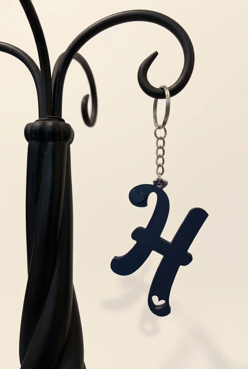 3D Alphabet keychains
