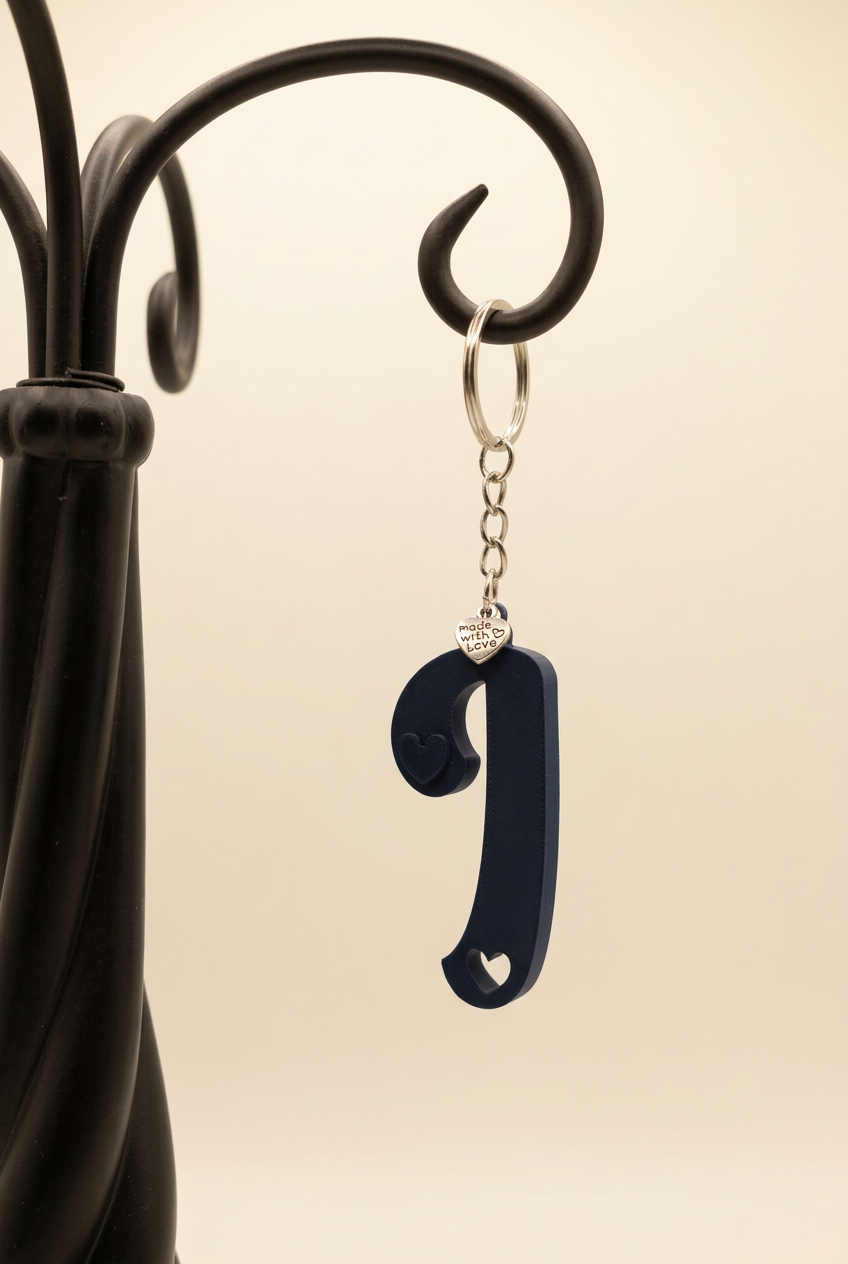 3D Alphabet keychains