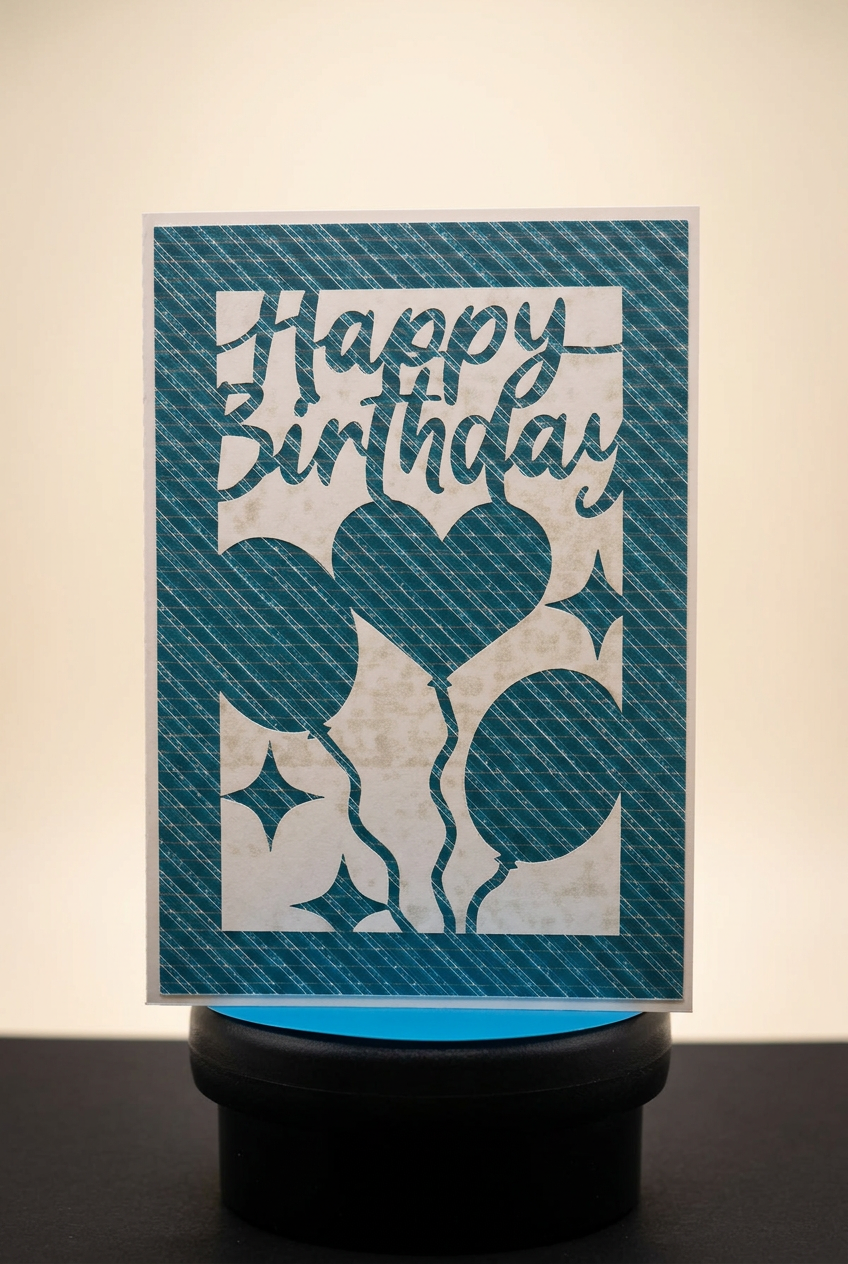 Birthday greeting card - Handmade