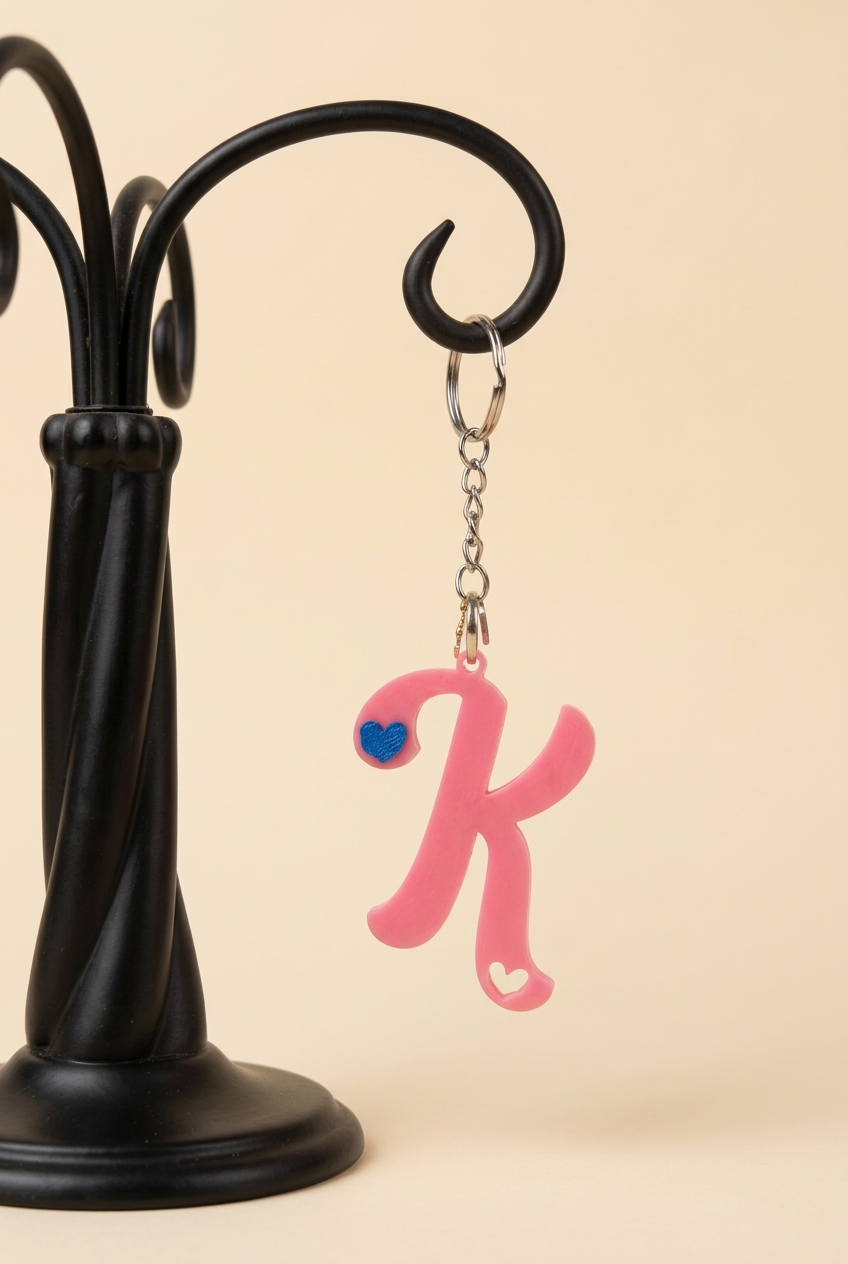 3D Alphabet keychain
