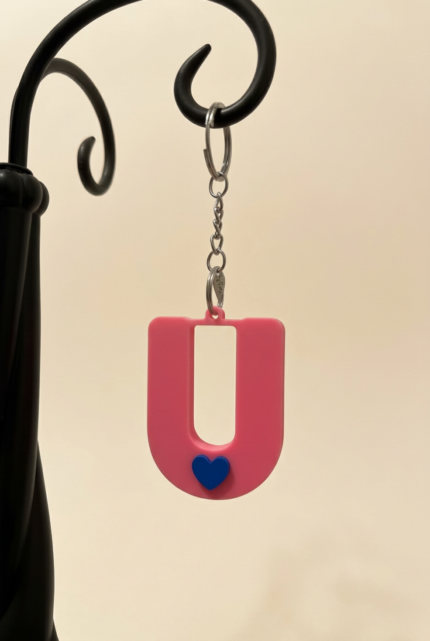 3D Alphabet keychain