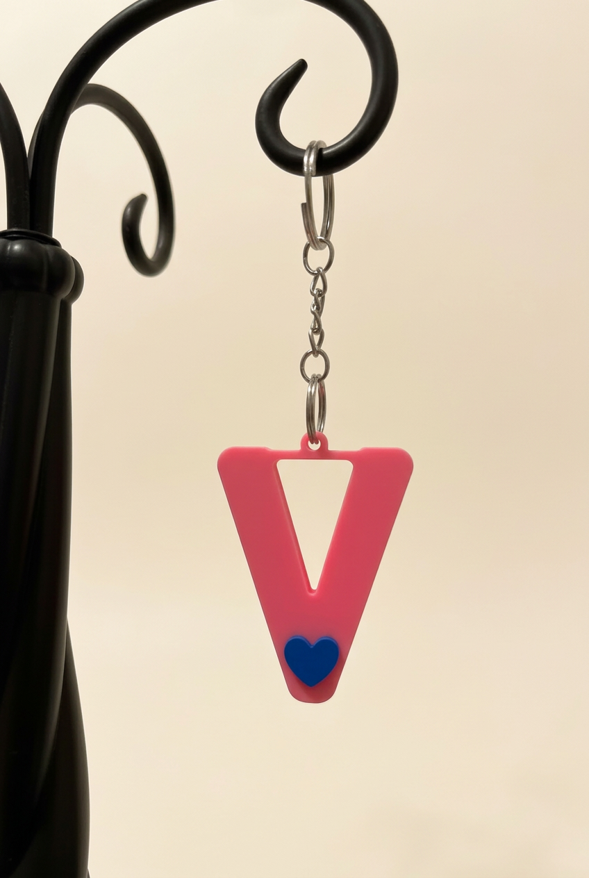 3D Alphabet keychain