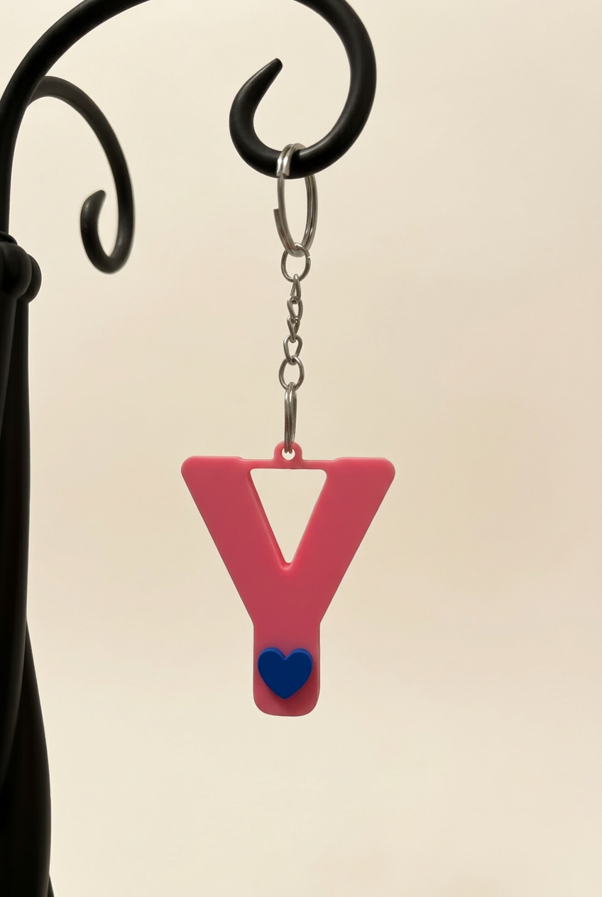 3D Alphabet keychain
