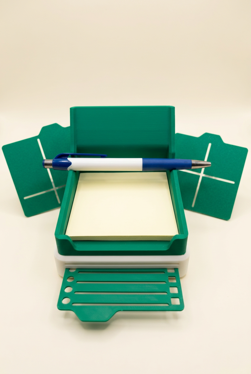 3D sticky Note Pad Holder